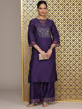 House of Pataudi Embroidered Regular Sequinned Jashn Kurta with Palazzos