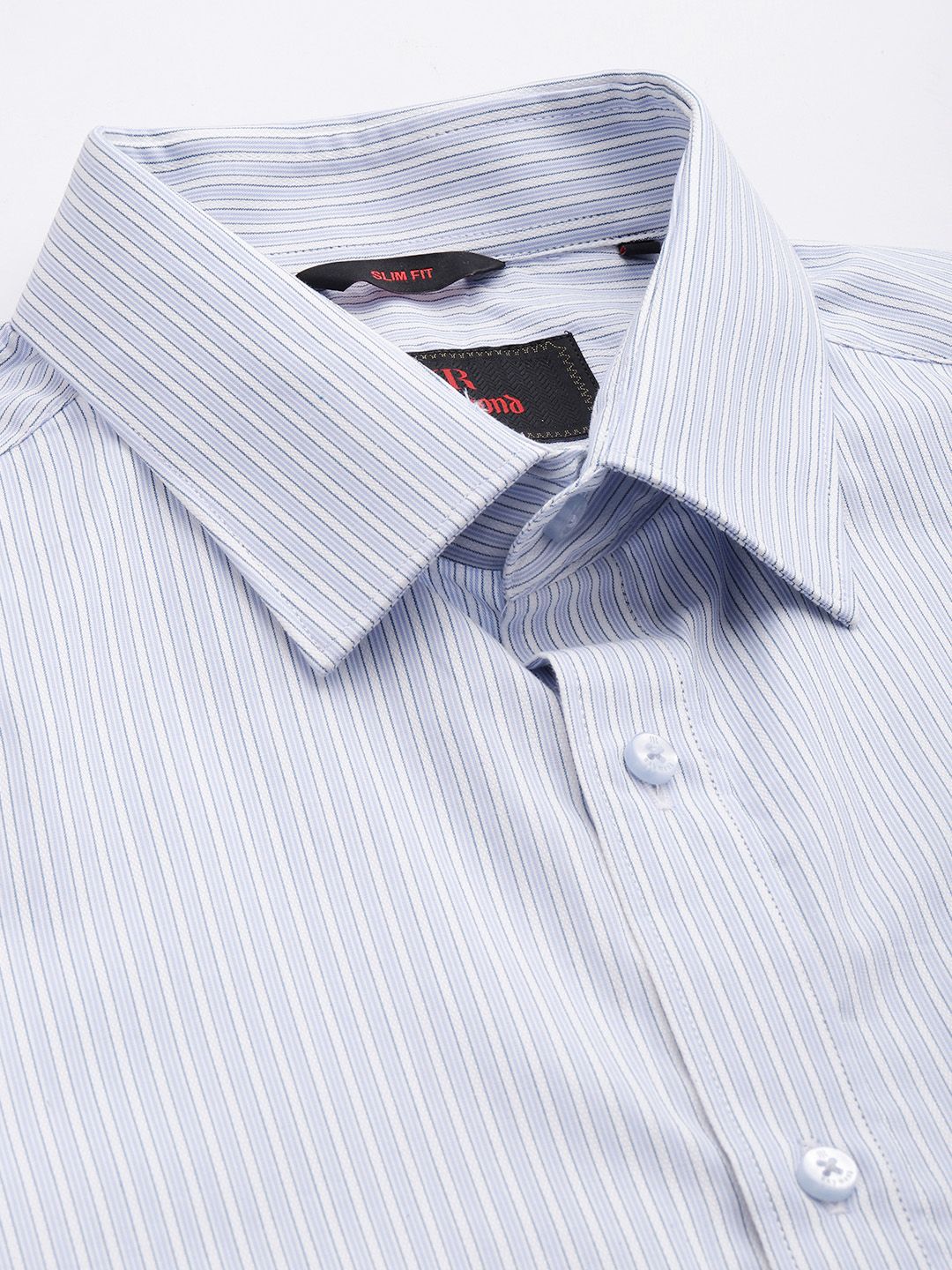 Raymond Slim Fit Striped Pure Cotton Formal Shirt
