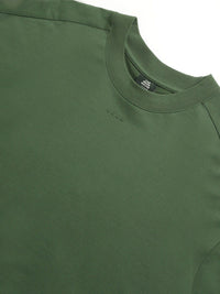 THE BEAR HOUSE Drop Sholuder Round Neck Loose Fit Cotton T-shirt