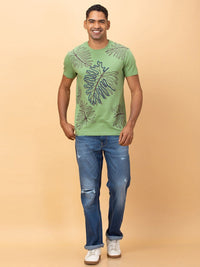Being Human Pure Cotton Floral Printed Cut Outs T-shirt