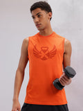 HRX by Hrithik Roshan Brand Logo Printed Training T-shirt