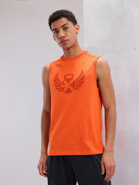 HRX by Hrithik Roshan Brand Logo Printed Training T-shirt