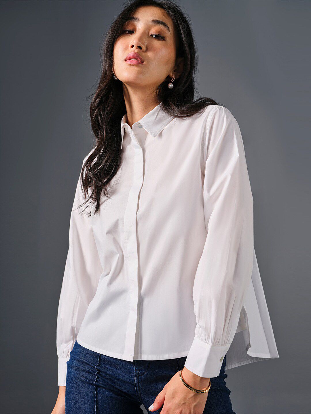 AND Cotton Shirt Style Top