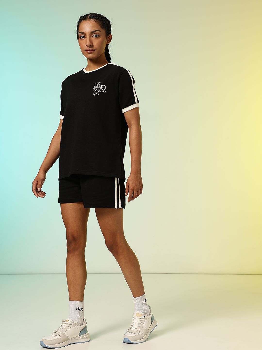 HRX by Hrithik Roshan T-Shirt with Shorts Tracksuit