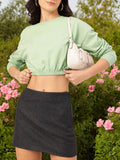 DressBerry Crop Pullover Sweatshirt