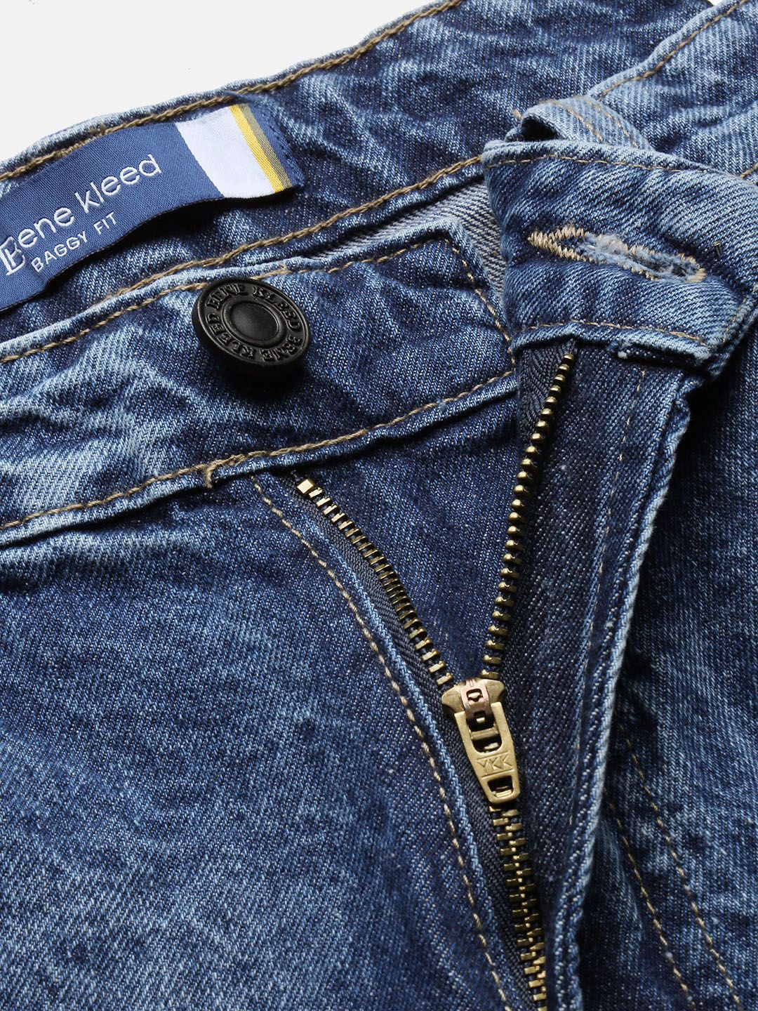 Bene Kleed Men Baggy Fit Denim Shorts