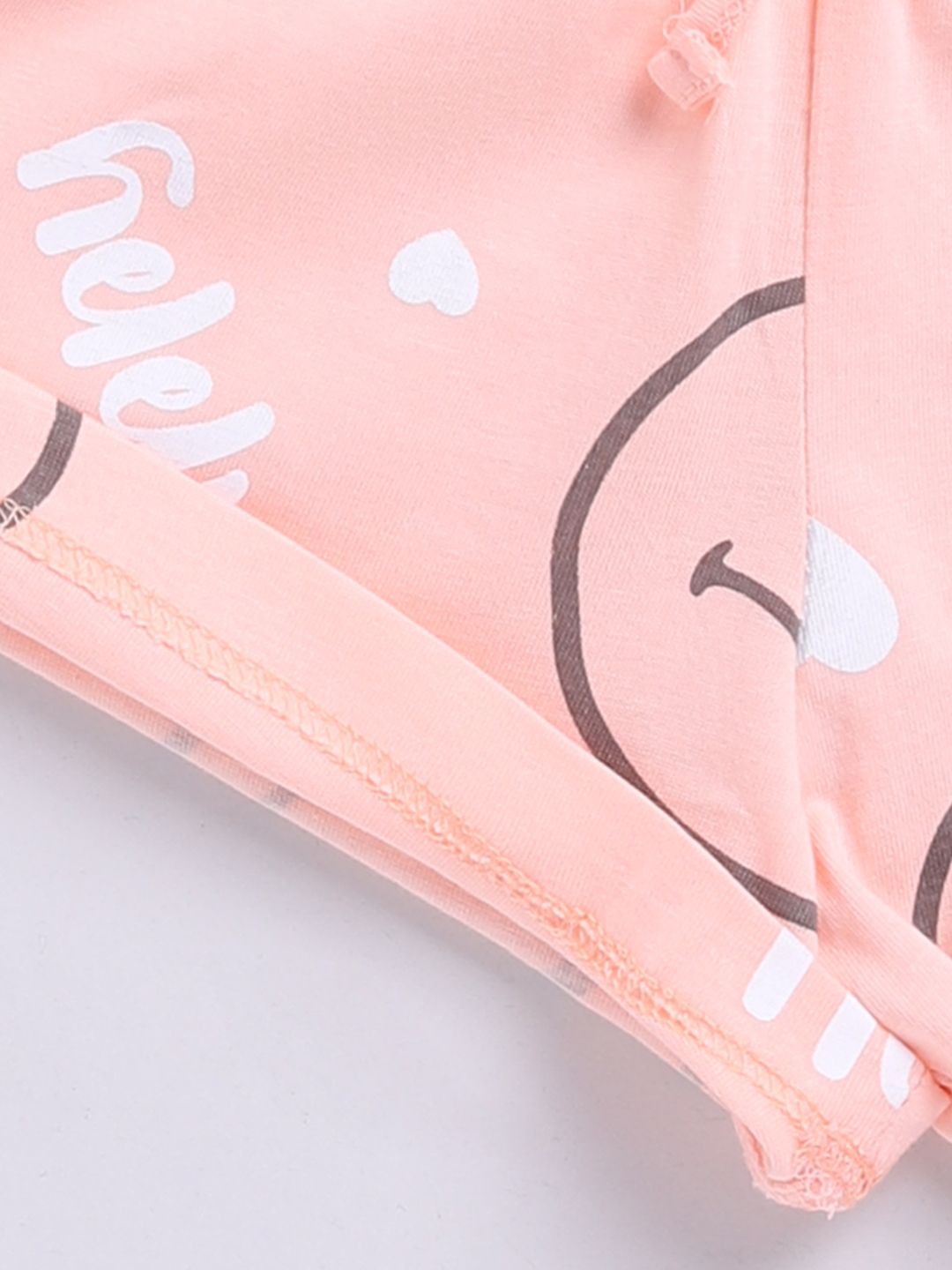 Happy Faces Girls Conversational Printed Pure Cotton Shorts