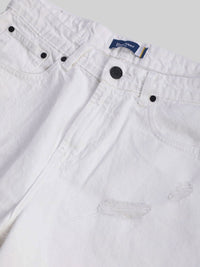 Bene Kleed Men Baggy Fit Distressed Denim Shorts