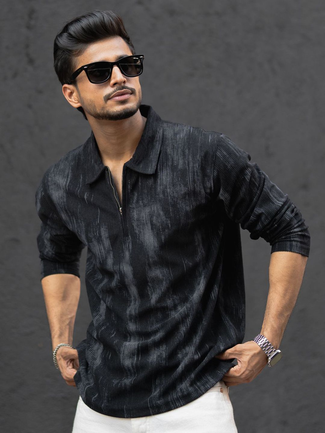 Powerlook Men Polo Collar T-shirt