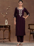 Libas Floral Yoke Design Kurta with Trouser
