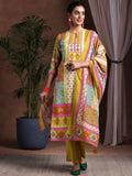 Libas Ethnic Motifs Printed Kurta with Trousers & Dupatta