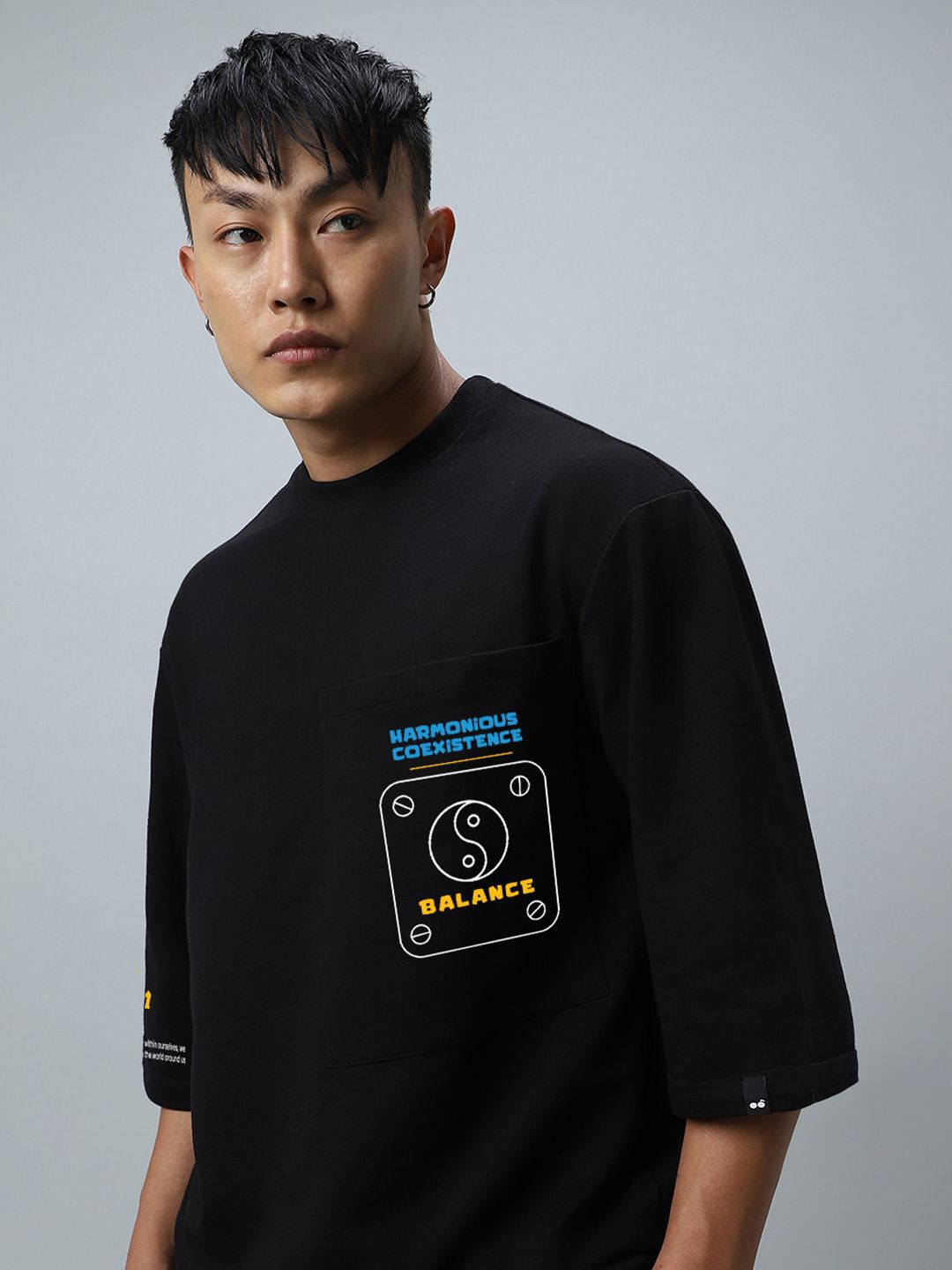 Bewakoof Men Pure Cotton Printed Loose Fit T-shirt