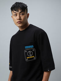 Bewakoof Men Pure Cotton Printed Loose Fit T-shirt