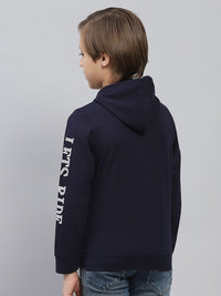 Monte Carlo Kids Boys Printed Hooded Sweatshirt
