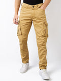 SPYKAR Men Regular Fit Mid Rise Cargos