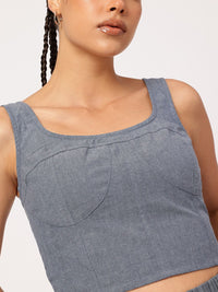 DressBerry Retro Corset Crop Top