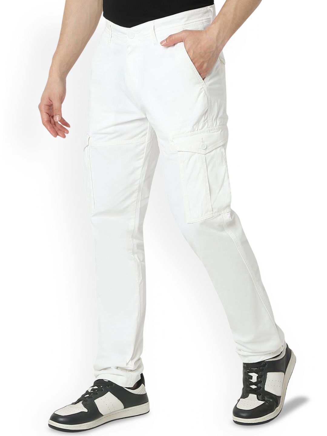 SPYKAR Men Mid-Rise Casual Slim Fit Cargos