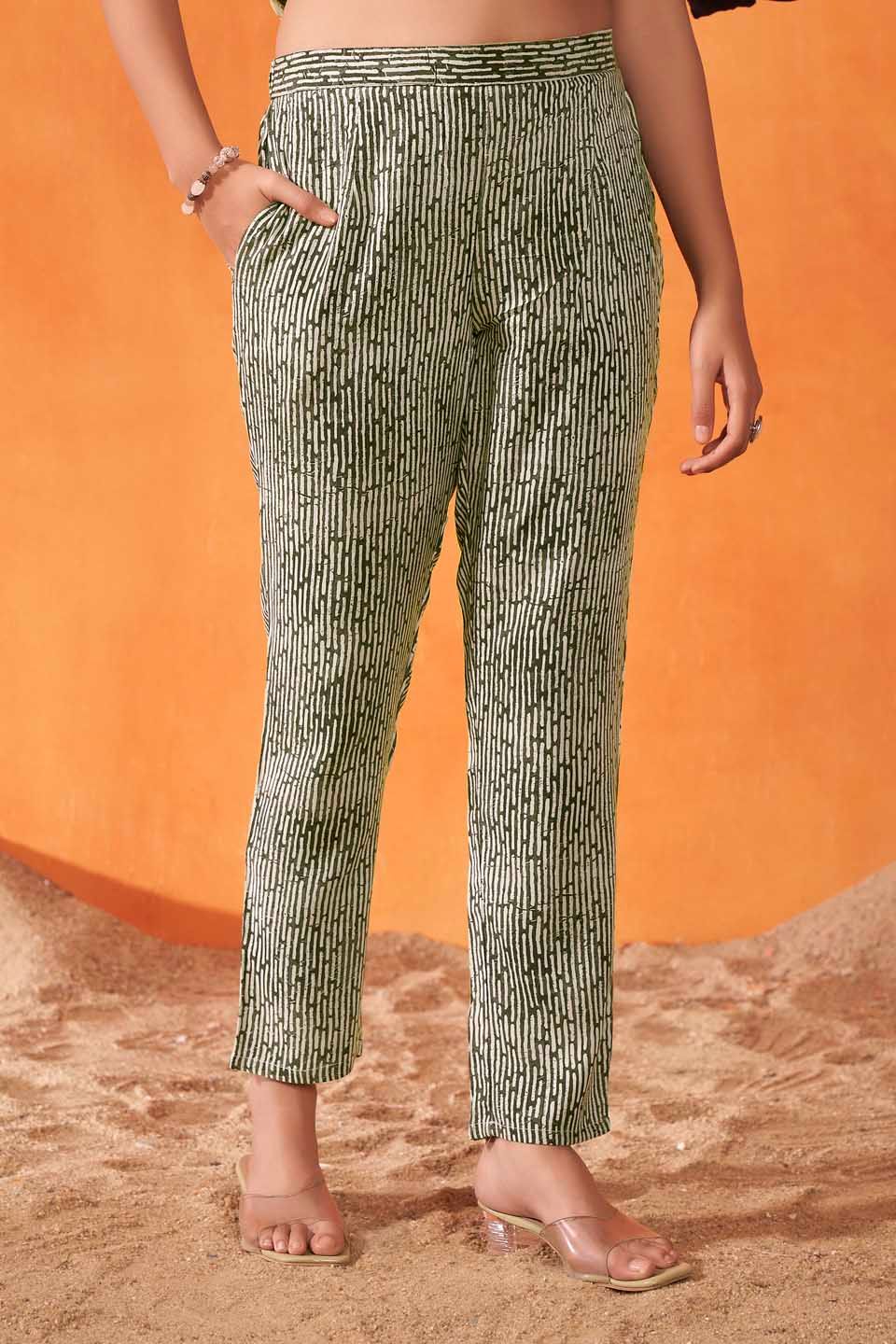 Anouk Floral Printed Round Neck Straight Kurta with Trousers And Dupatta