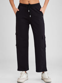 SPYKAR Women Regular Fit Mid Rise Track Pants