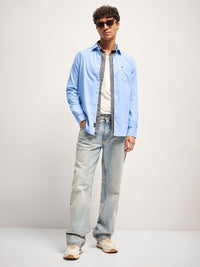 THE BEAR HOUSE Men Slim Fit Opaque Casual Shirt