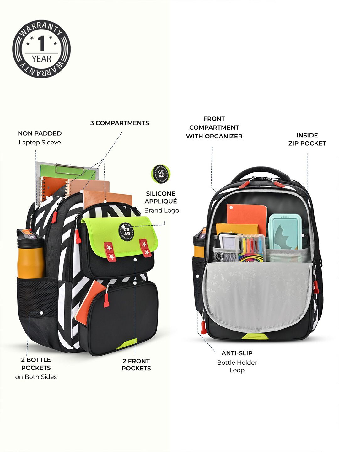 Gear Unisex Backpack