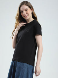 Monte Carlo Brand Logo Embroidered T-shirt