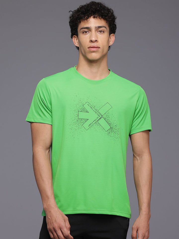 HRX by Hrithik Roshan Brand Logo Print Running T-shirt