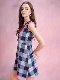 DressBerry Self-Checked Dress