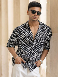 Powerlook Men Opaque Printed Casual Shirt