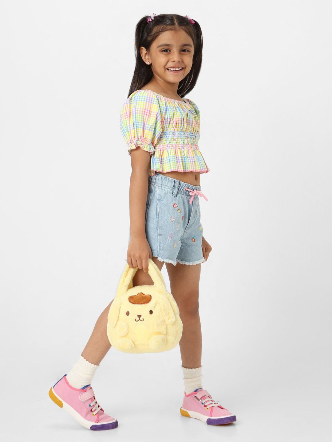 Nauti Nati Girls' Printed Cropped Top