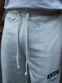 Powerlook Men Off-White Baggy Fit Track Pant