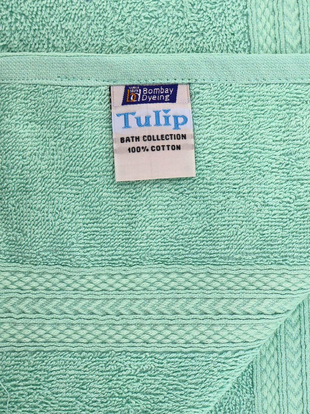 BOMBAY DYEING Turquoise Blue Cotton 450 GSM Bath Towel