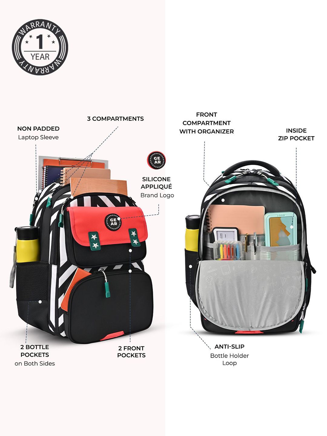 Gear Unisex Backpack