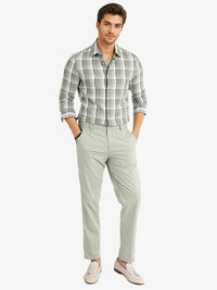 RARE RABBIT Men Comfort Opaque Checked Casual Shirt