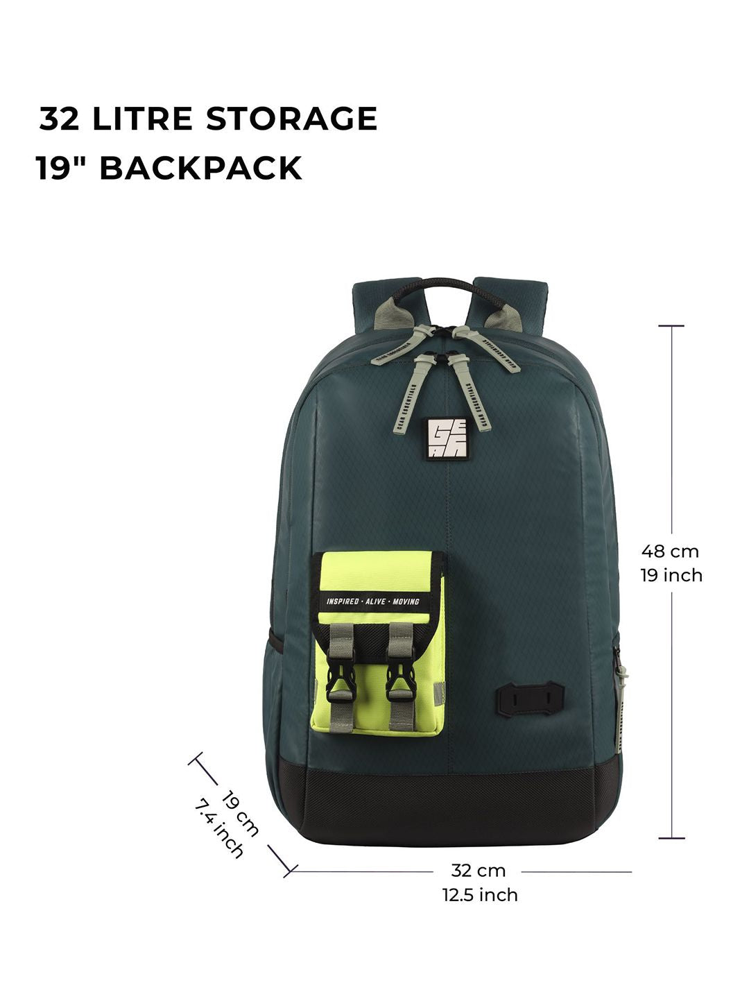 Gear Unisex Geometric Backpack