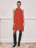 AND Women Halter Neck A-Line Dress