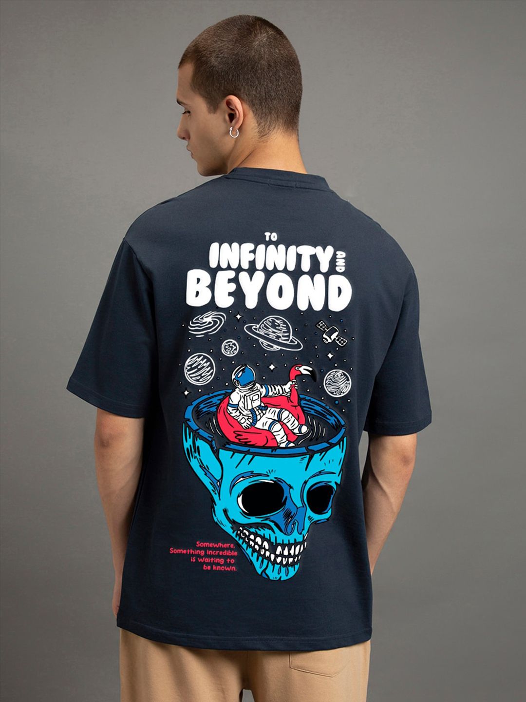 Bewakoof Graphic Printed Oversized Cotton T-shirt