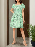 DressBerry Garden Party Smocked A-line Dress