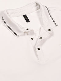 Thomas Scott Men Solid Polo Collar Cotton T-shirt