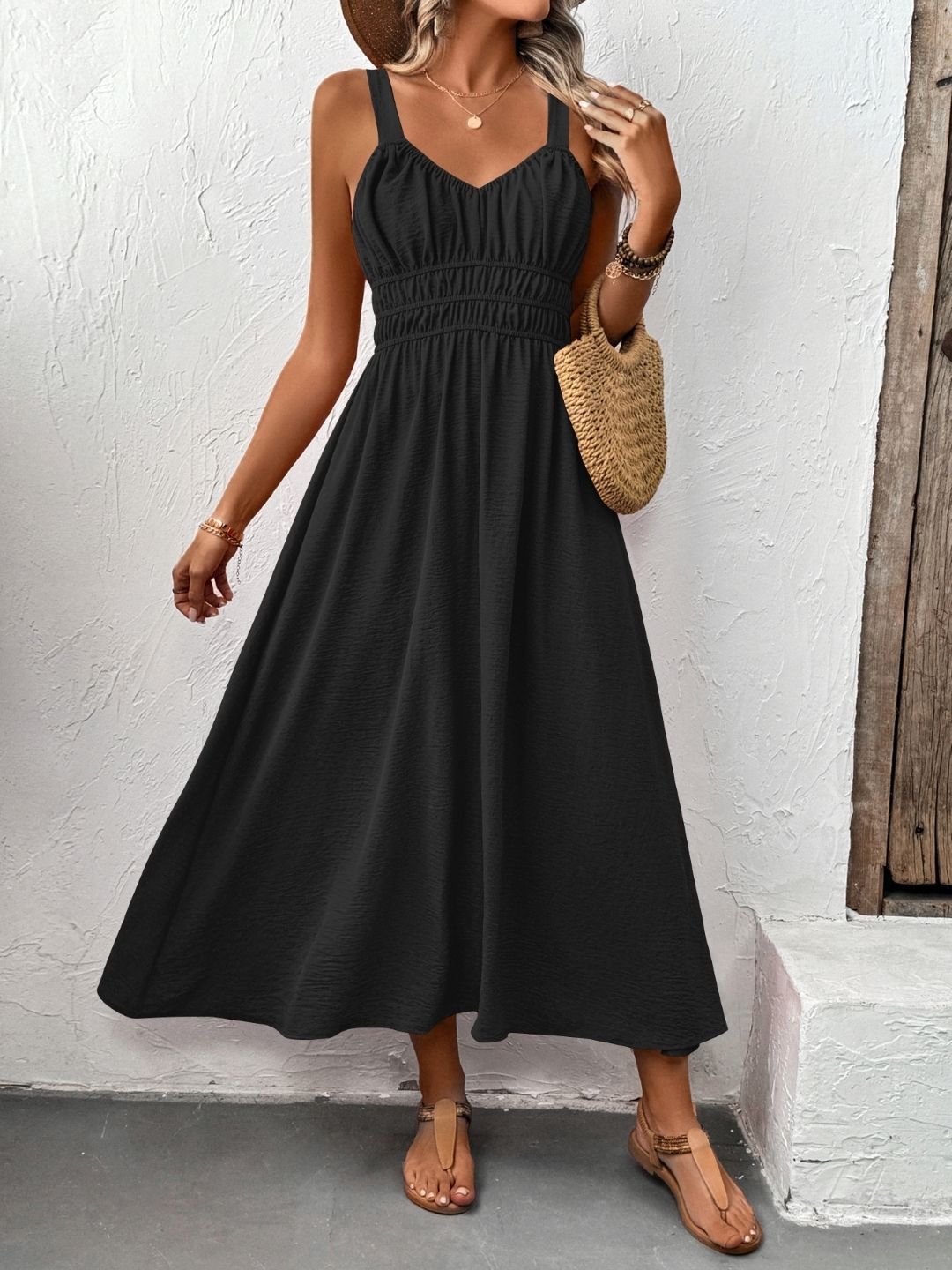 all about you Fit and Flare Maxi Dress