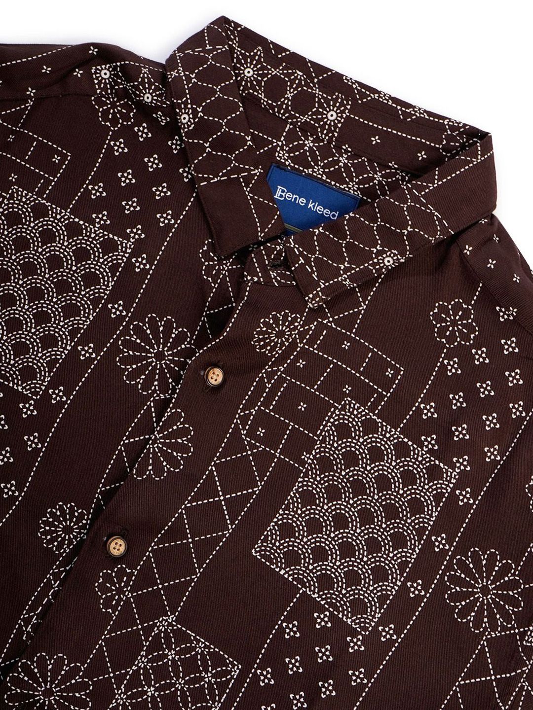 Bene Kleed Abstract Printed Casual Shirt