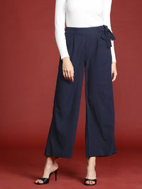 all about you Women Textured Cropped Trousers