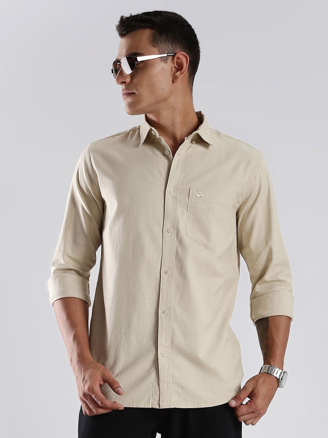 Baju Kasual Kapas Spread Collar Standard ADRO