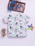 Happy Faces Girls Looney Tunes Printed Pure Cotton T-shirt