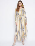 Berrylush Striped Maxi Dress