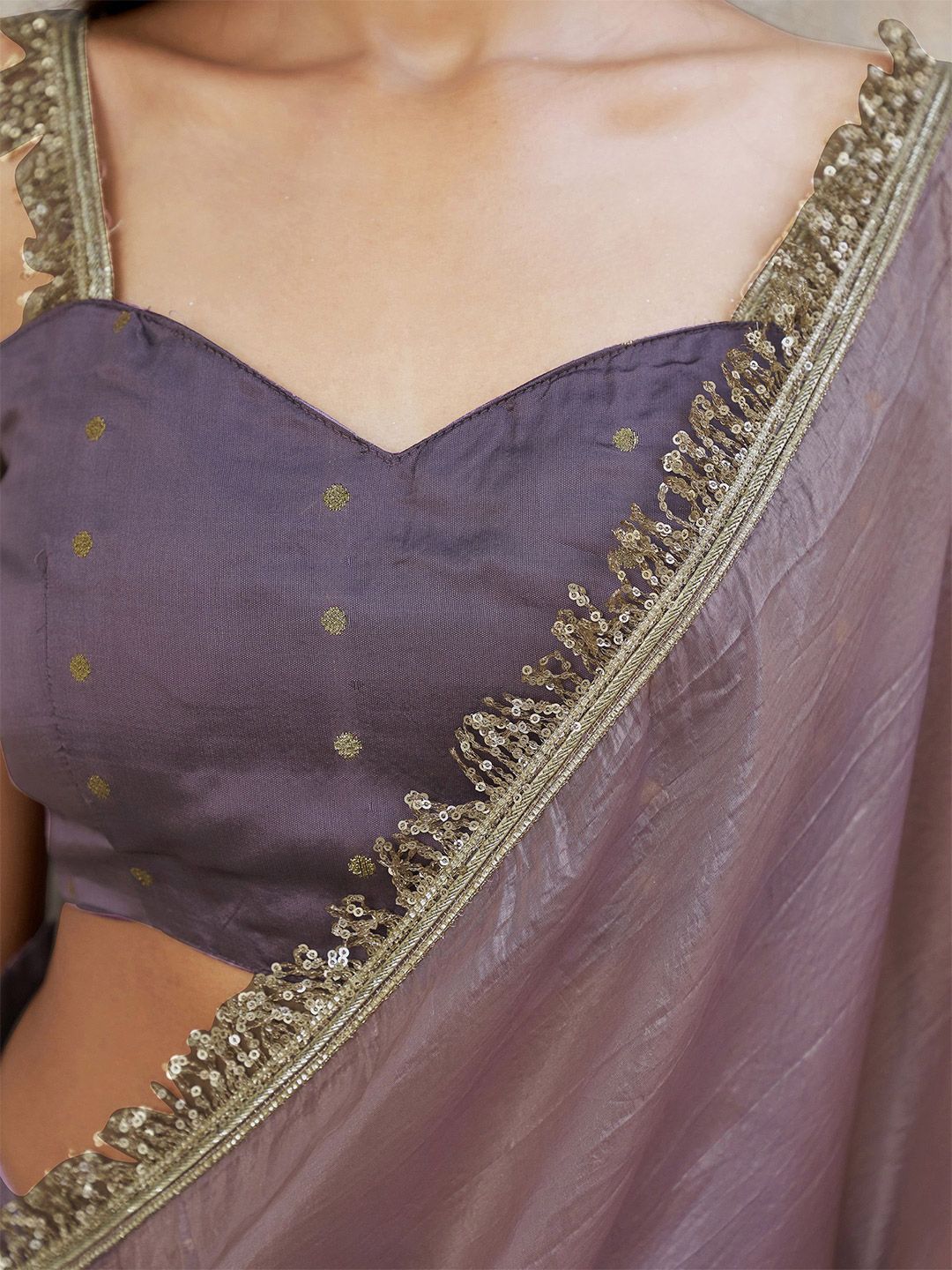 Tikhi Imli Embellished Border Saree