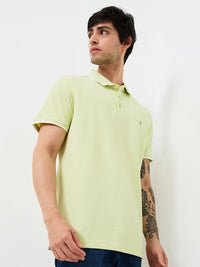 SPYKAR Men Polo Collar Applique Slim Fit T-shirt