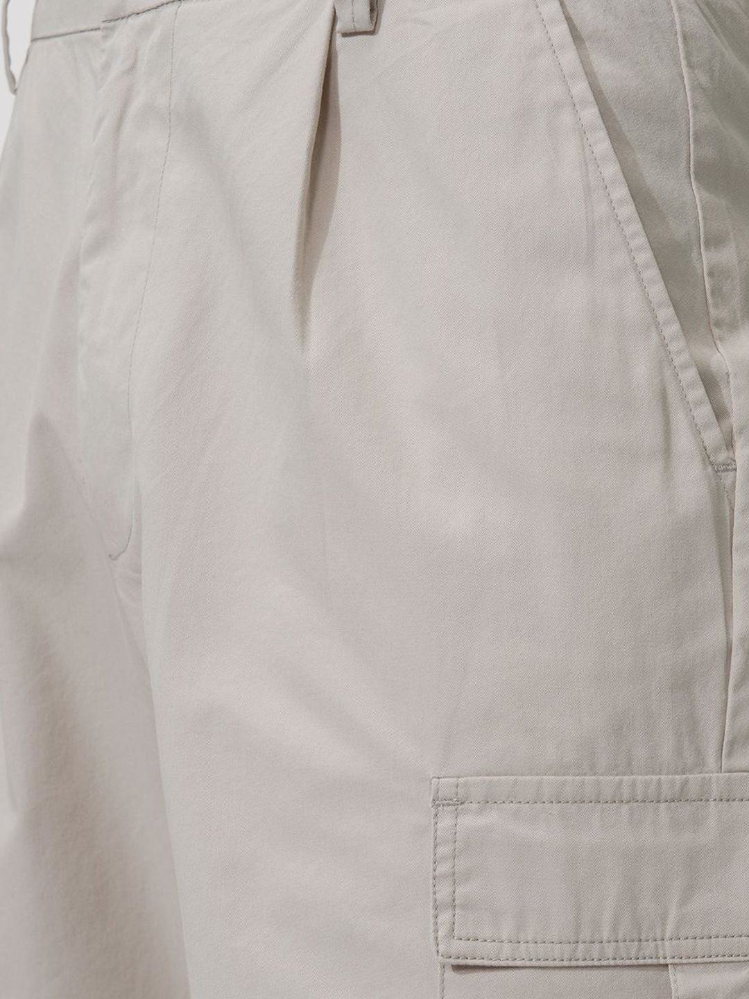 HIGHLANDER Men Cotton Regular Fit Cargo Shorts