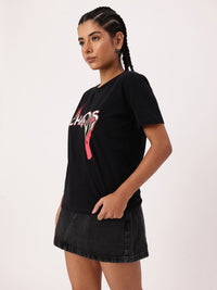DressBerry Printed Relaxed Fit T-shirt