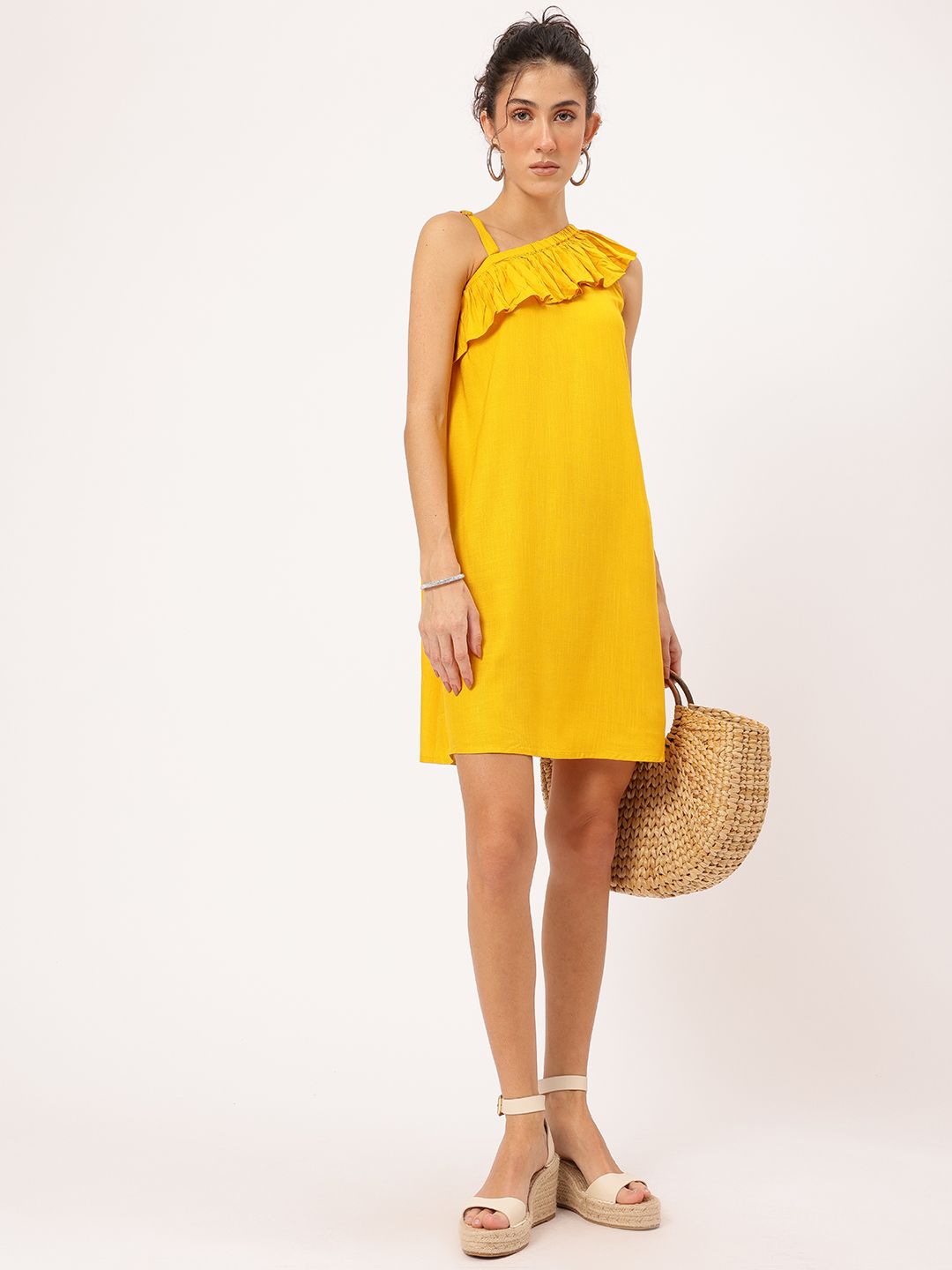 DressBerry Romantic Ruffles A-Line Dress